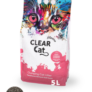 ClearCat Blanco Bentonite Cat Litter – Baby Powder 5L
