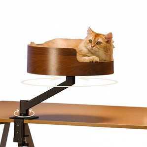 The Petbuds Desk-Mount Cat Perch