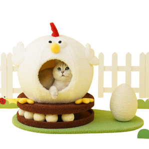 ZEZE Chicken Coop Cat Condo