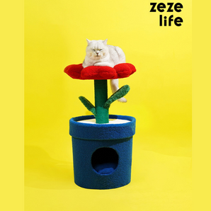 ZEZE Flower Pot Cat Tree