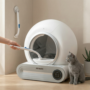 Petbuds Litter Box Cleaning Brush | Disposable Pads Australia