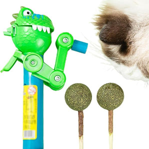 Interactive Dinosaur Catnip Feeder Toy – The Ultimate Treat Experience for Your Cat!