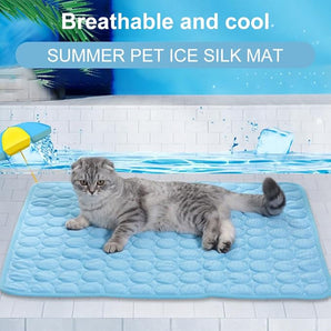 Summer Pet Ice Silk Cooling Mat