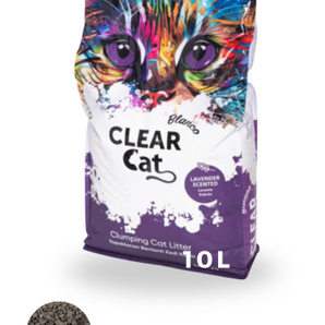 ClearCat Blanco Bentonite Cat Litter – Lavender 10L