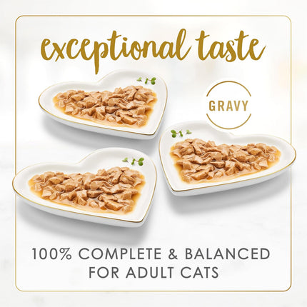 FANCY FEAST Gravy Lovers Adult Wet Cat Food Poultry & Beef Collection 24x85g