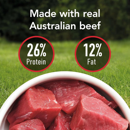 Purina Supercoat Adult Active Beef Dry Dog Food 18 Kg