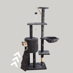 Petbuds Pounce and Play 3 Level Tower