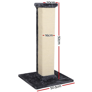 Petbuds Cat Tree 92cm Scratching Post Tower Scratcher Wood Condo Bed House Trees