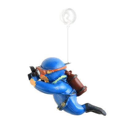 Floating Diver Aquarium Ornament
