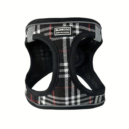 Adjustable Reflective Dog Harness with Traction Rope