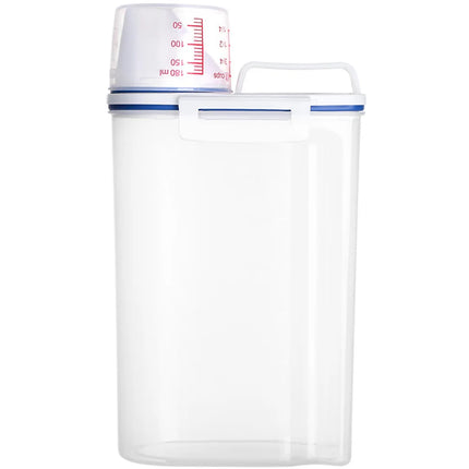 2kg Dog Cat Food Pail Plastic Storage Tank