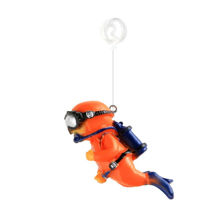 Floating Diver Aquarium Ornament
