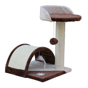 Cat Scratching Post Tree Scratching Pole Climbing Post-Brown