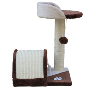 Cat Scratching Post Tree Scratching Pole Climbing Post-Brown