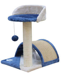Cat Scratching Post Tree Scratching Pole Climbing Post-Blue