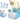 Cat Play Box Kit Pet Toy Kitten Toys Interactive Ball Peek Hunting Toy-Blue