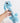 2-Piece Blue Long Neck Plush Dog Toy - Interactive Chew & Cuddle Toy for Puppies