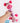 2-Piece Pink Long Neck Plush Dog Toy - Interactive Chew & Cuddle Toy for Puppies