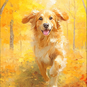 Custom Textured Pet Portrait - Artisan Oil Painting Canvas Series