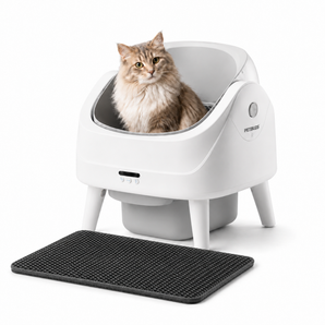 Petbuds™ Open One App Monitoring Self-Cleaning Litter Box with Open Design