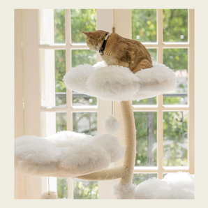 Marshmallow Dream Tower - Designer Cat Tree Flower