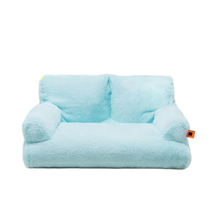 Plush Pet Sofa Bed for Small Dogs & Cats | Machine Washable