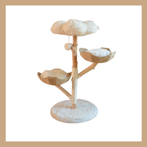 Marshmallow Bounce - Designer Cat Tree Flower